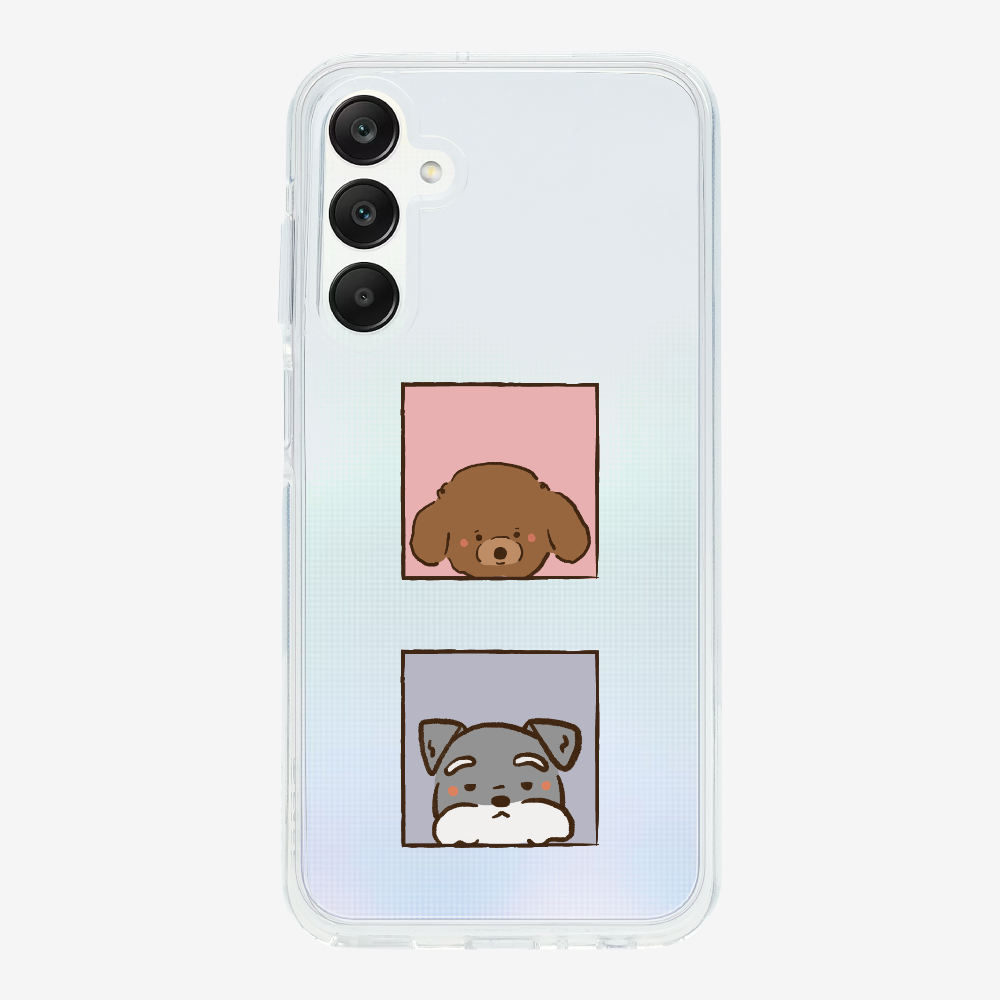 Poodle and Schnauzer Phone Case