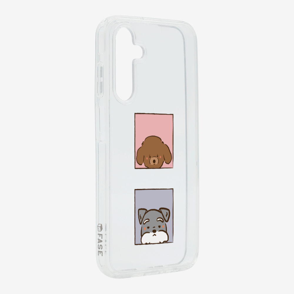 Poodle and Schnauzer Phone Case