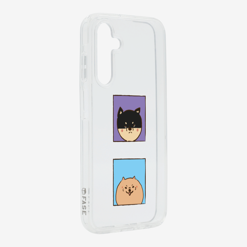 Shiba Inu and Pomeranian Phone Case