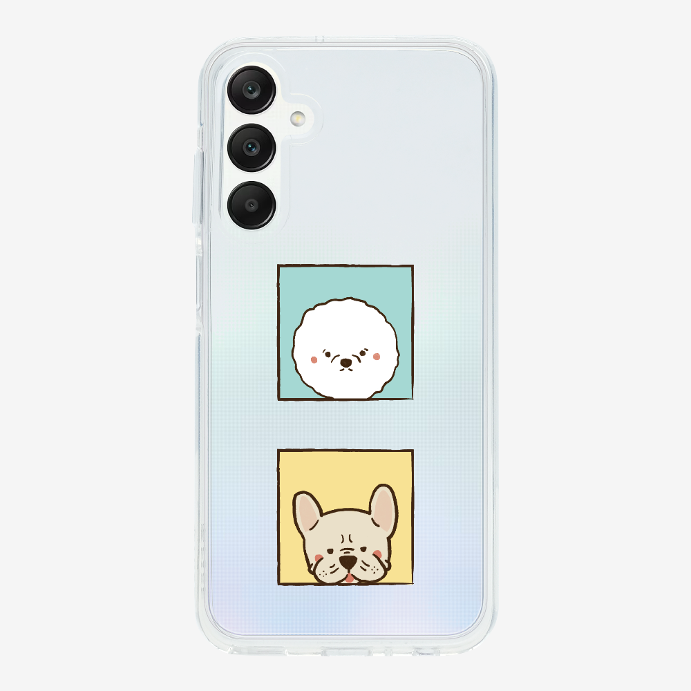 Bichon and Bulldog Phone Case