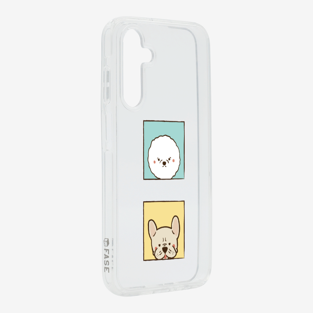 Bichon and Bulldog Phone Case