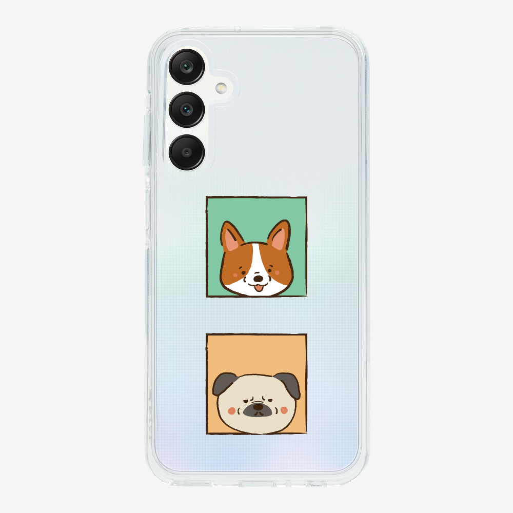 Corgi and Pug Phone Case