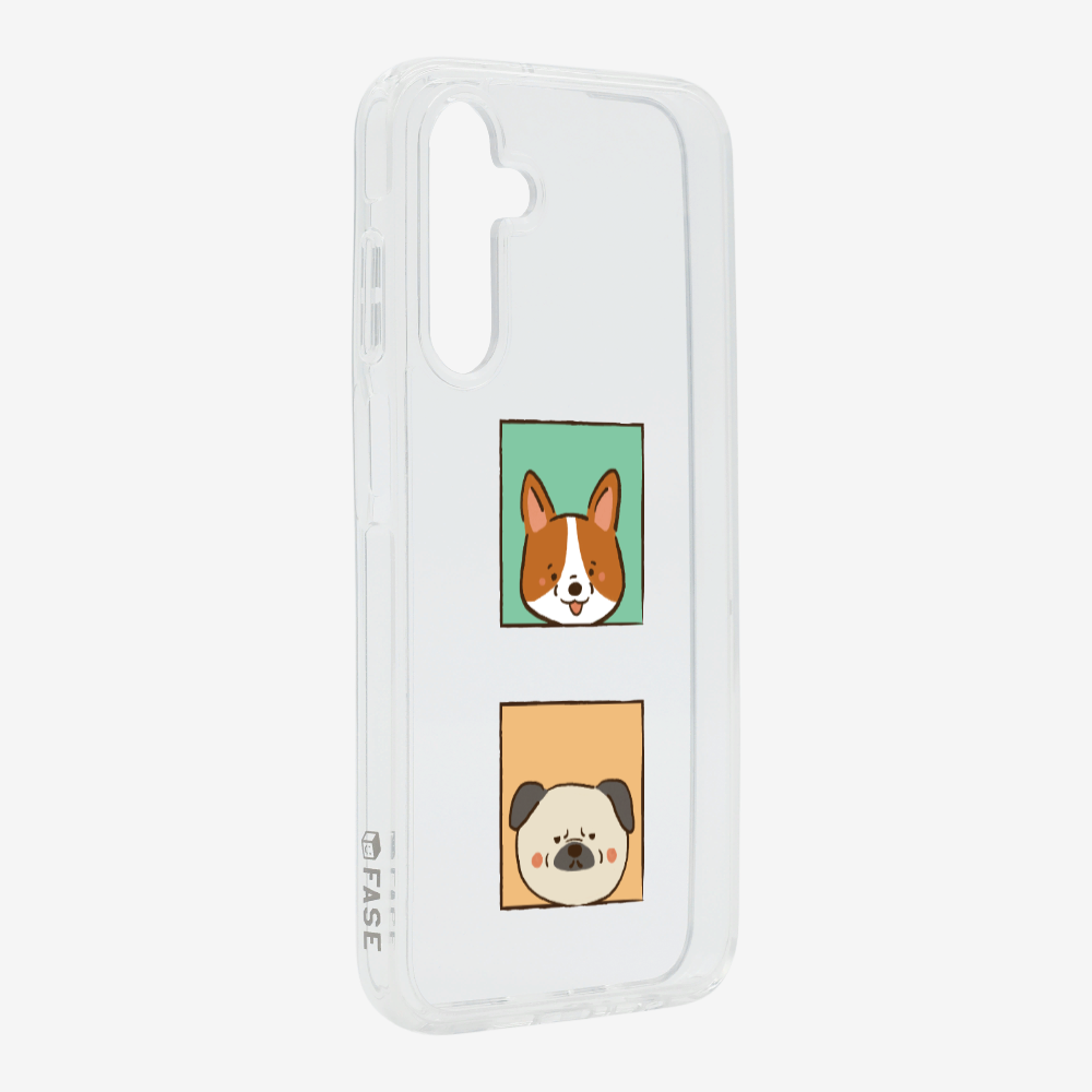 Corgi and Pug Phone Case