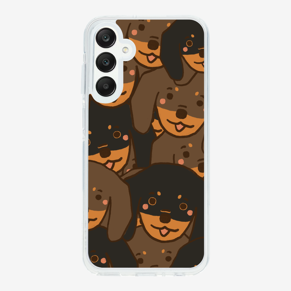 Crowded Dachshund Phone Case