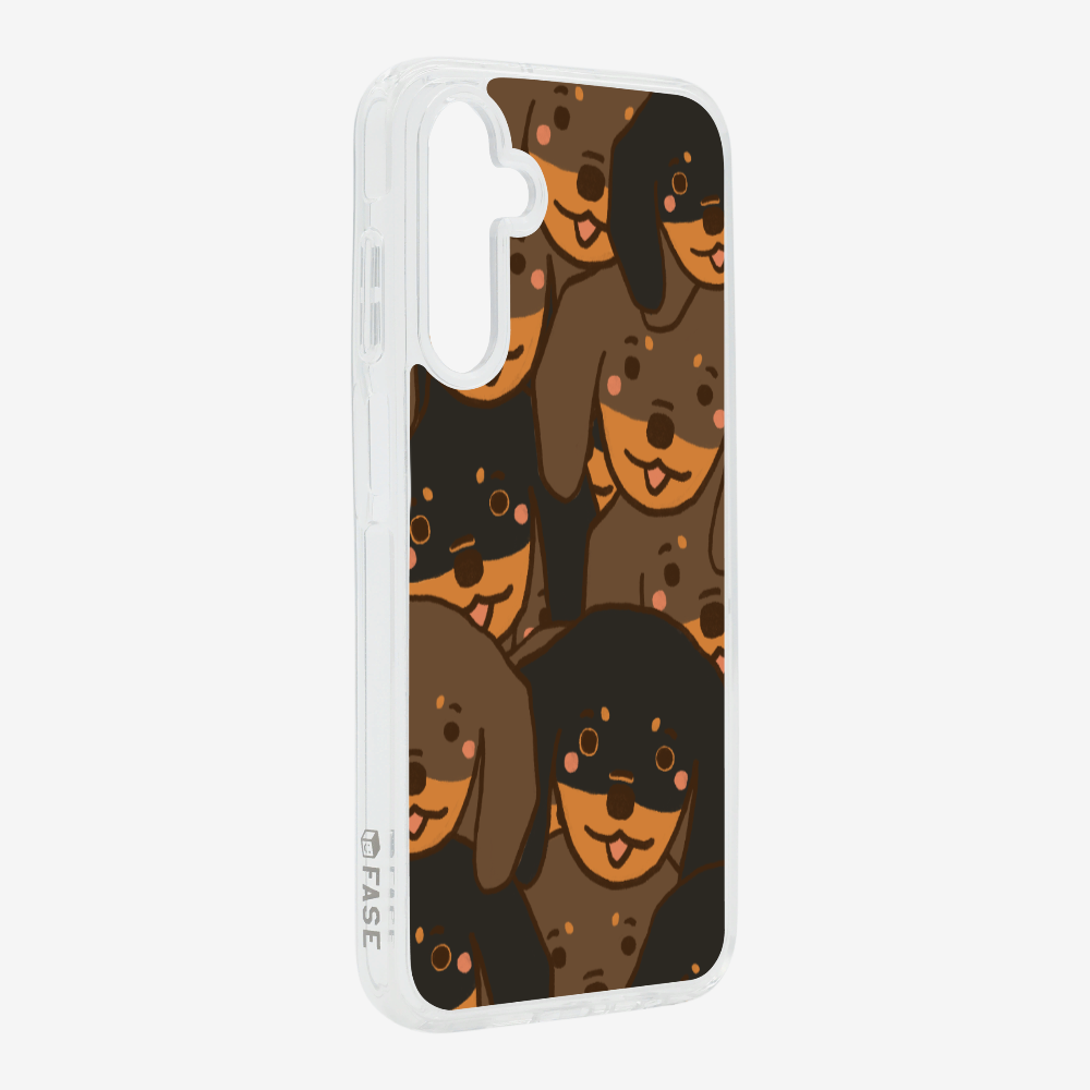 Crowded Dachshund Phone Case