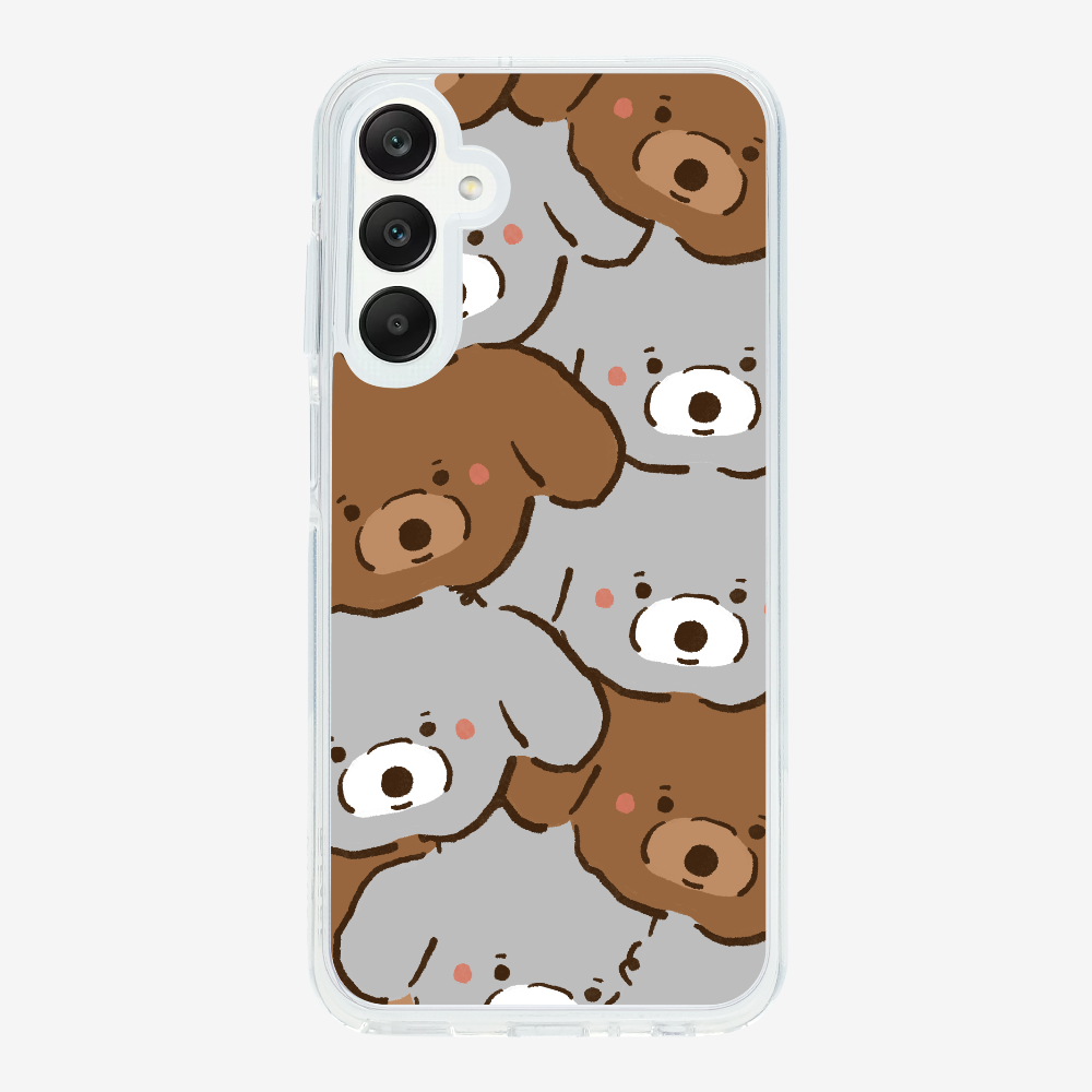 Crowded Poodle Phone Case