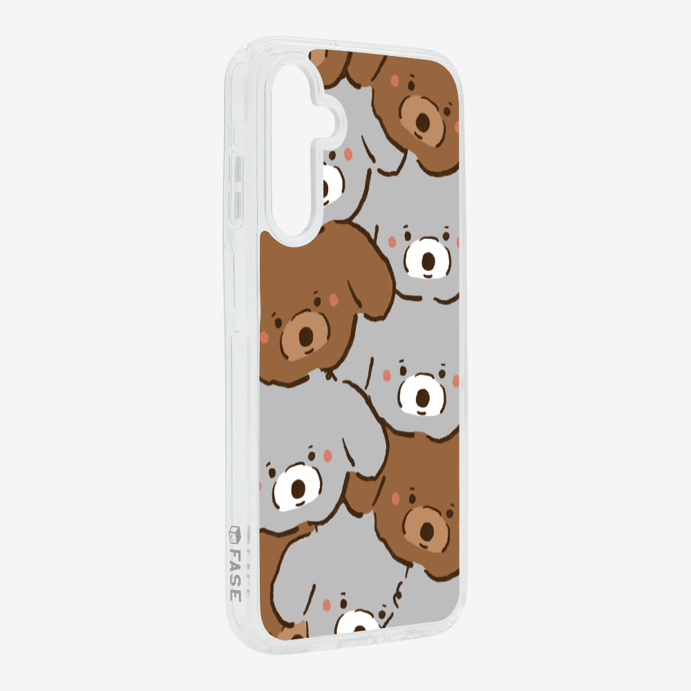 Crowded Poodle Phone Case