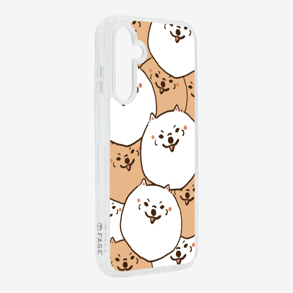 Crowded Pomeranian Phone Case