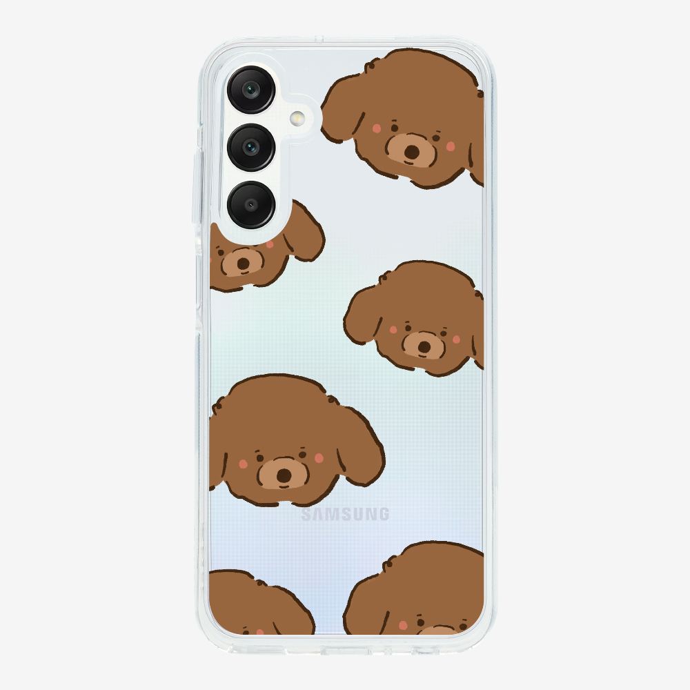 Brown Poodle Wonderland Phone Case