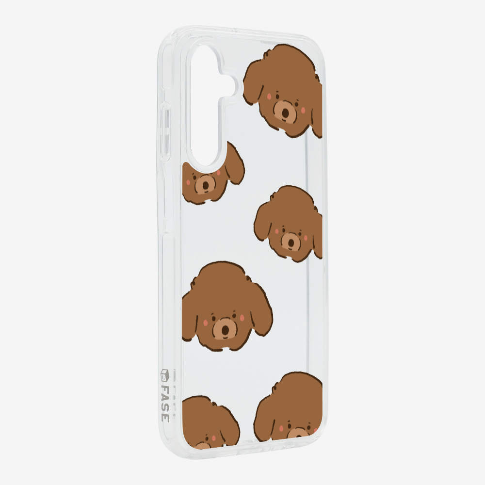 Brown Poodle Wonderland Phone Case