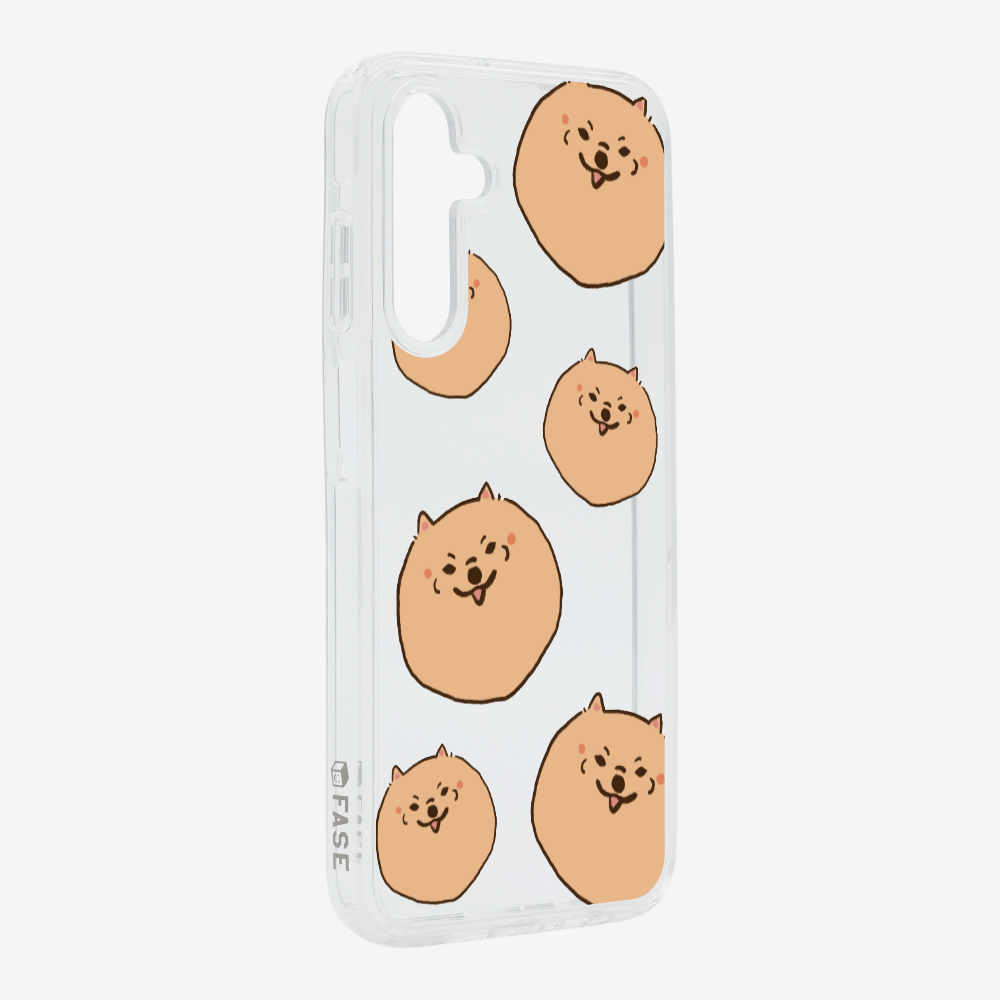 Brown Pomeranian Wonderland Phone Case