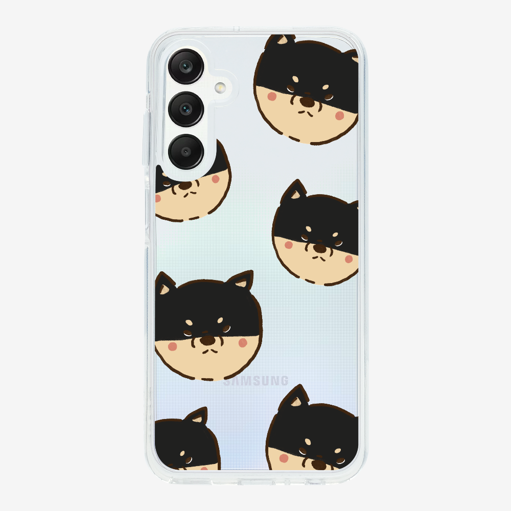 Black Shiba Wonderland Phone Case