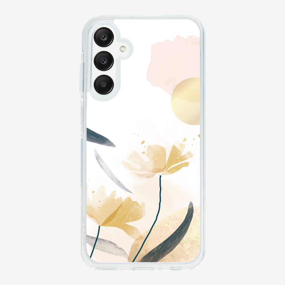 Golden Spring Floral Phone Case