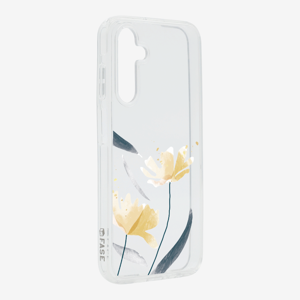 Golden Spring Floral (Transparent) Phone Case