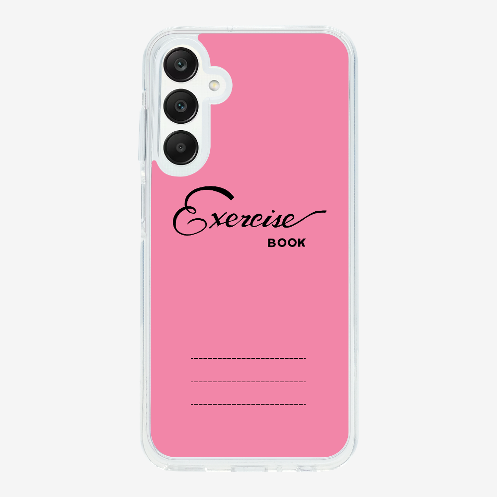 Pink Exercise Book Phone Case