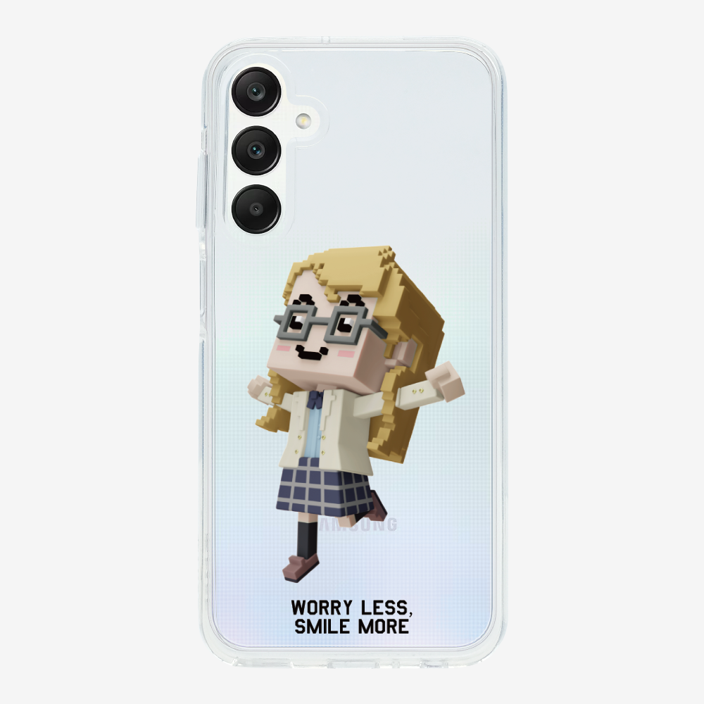 Worry Less, Smile More Phone Case