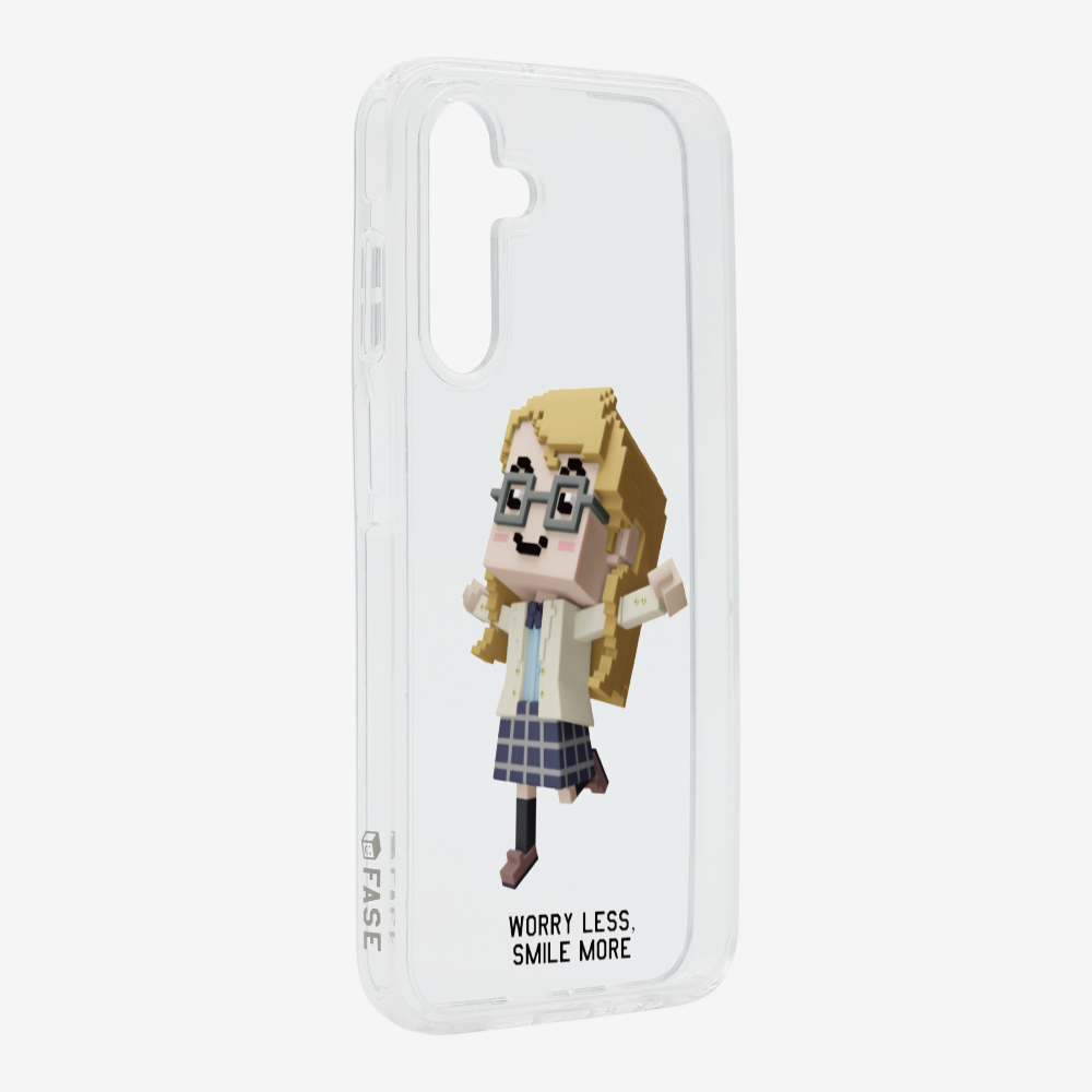 Worry Less, Smile More Phone Case