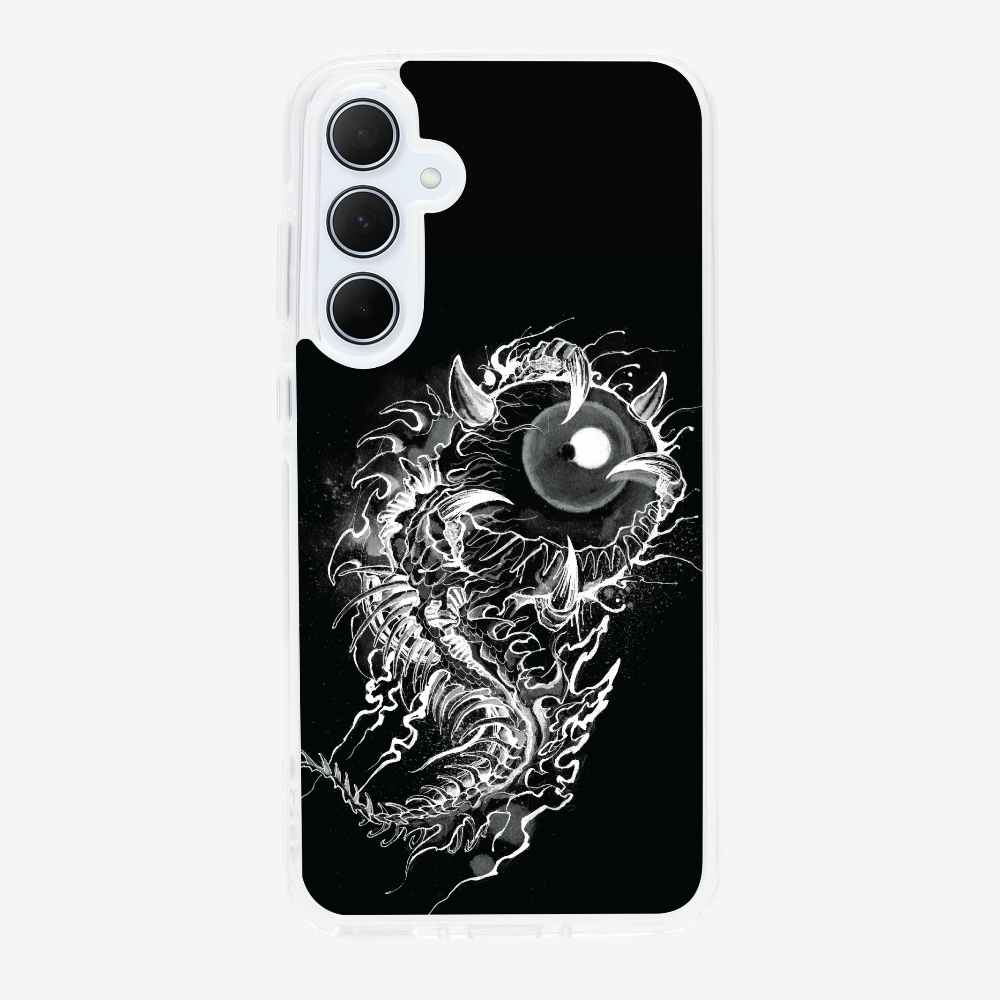 Fish Monster (Black) Phone Case