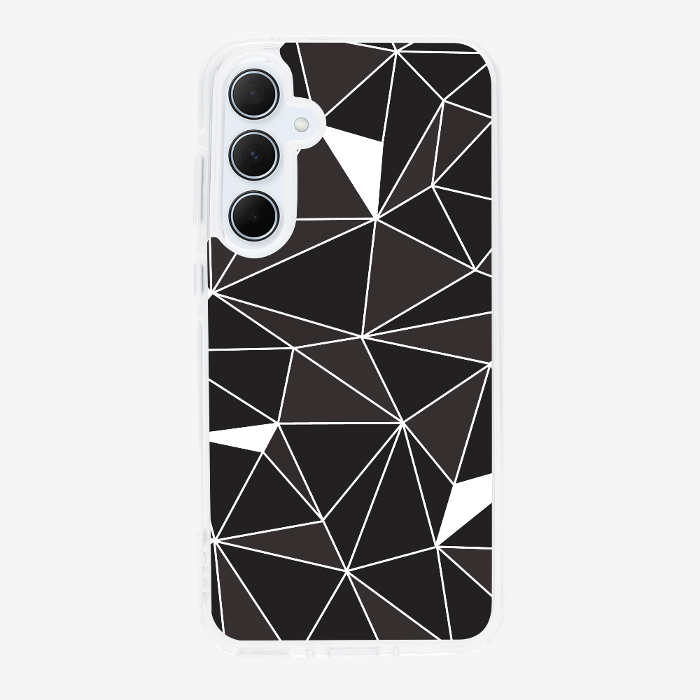 Black & White Polygon Phone Case