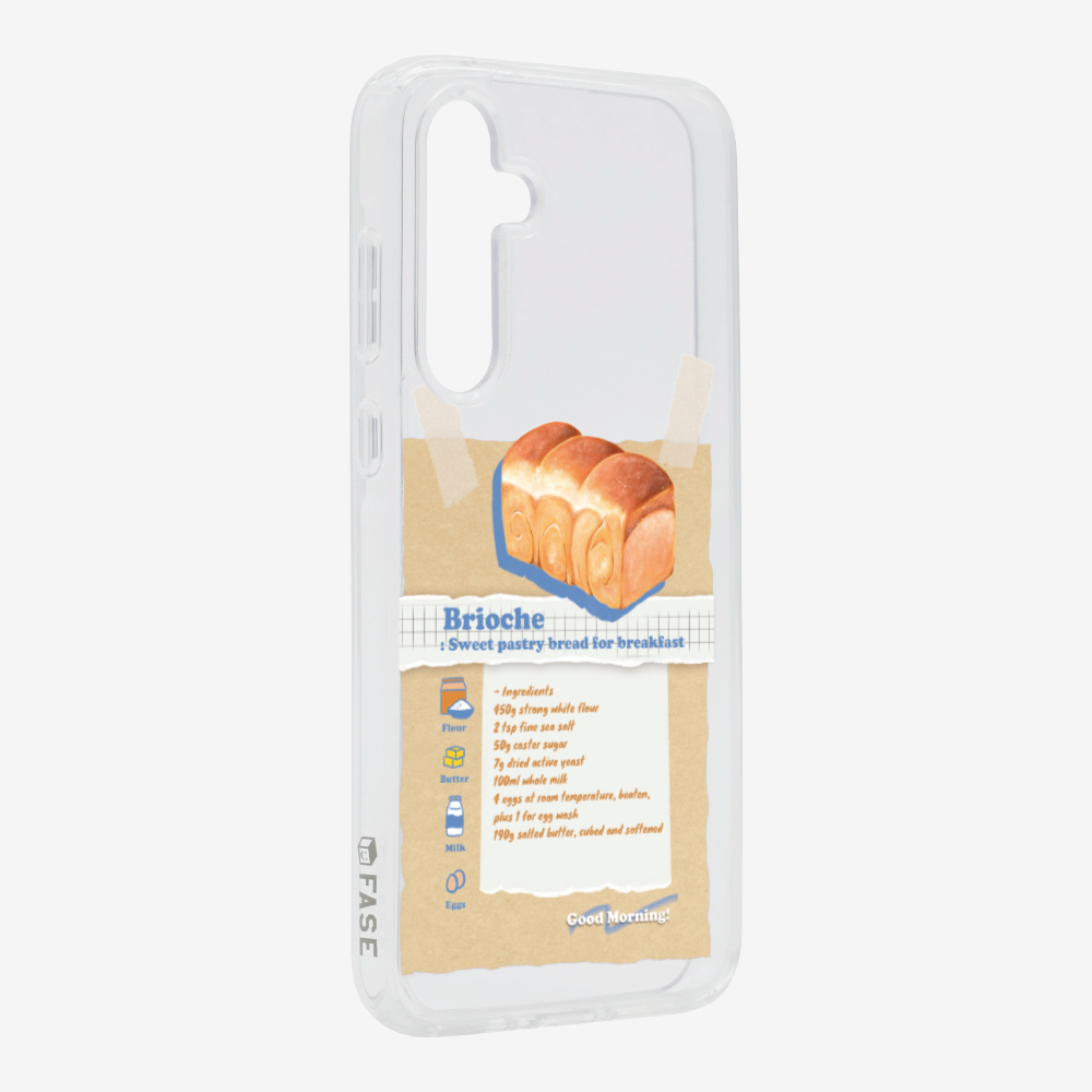 Brioche Bread Recipe Memo Phone Case