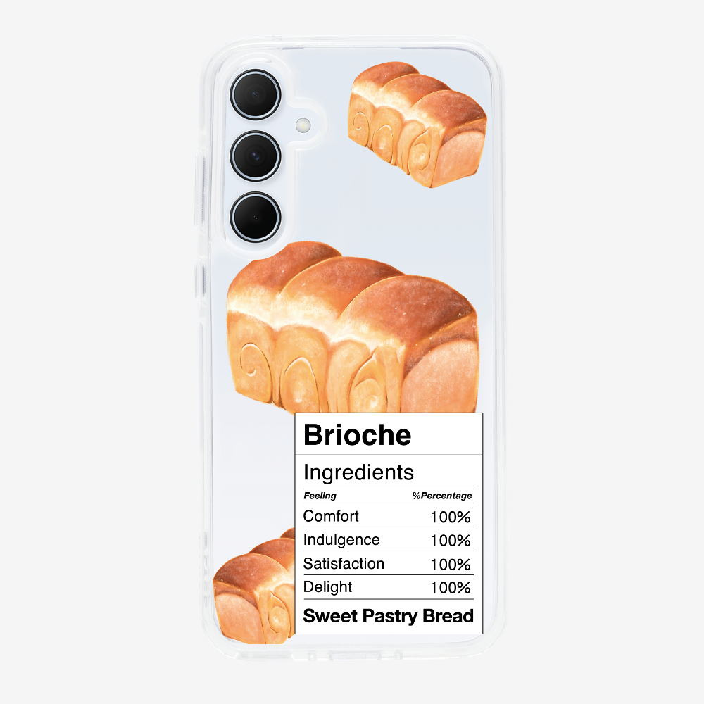 Brioche Bread Recipe Ingredients Phone Case