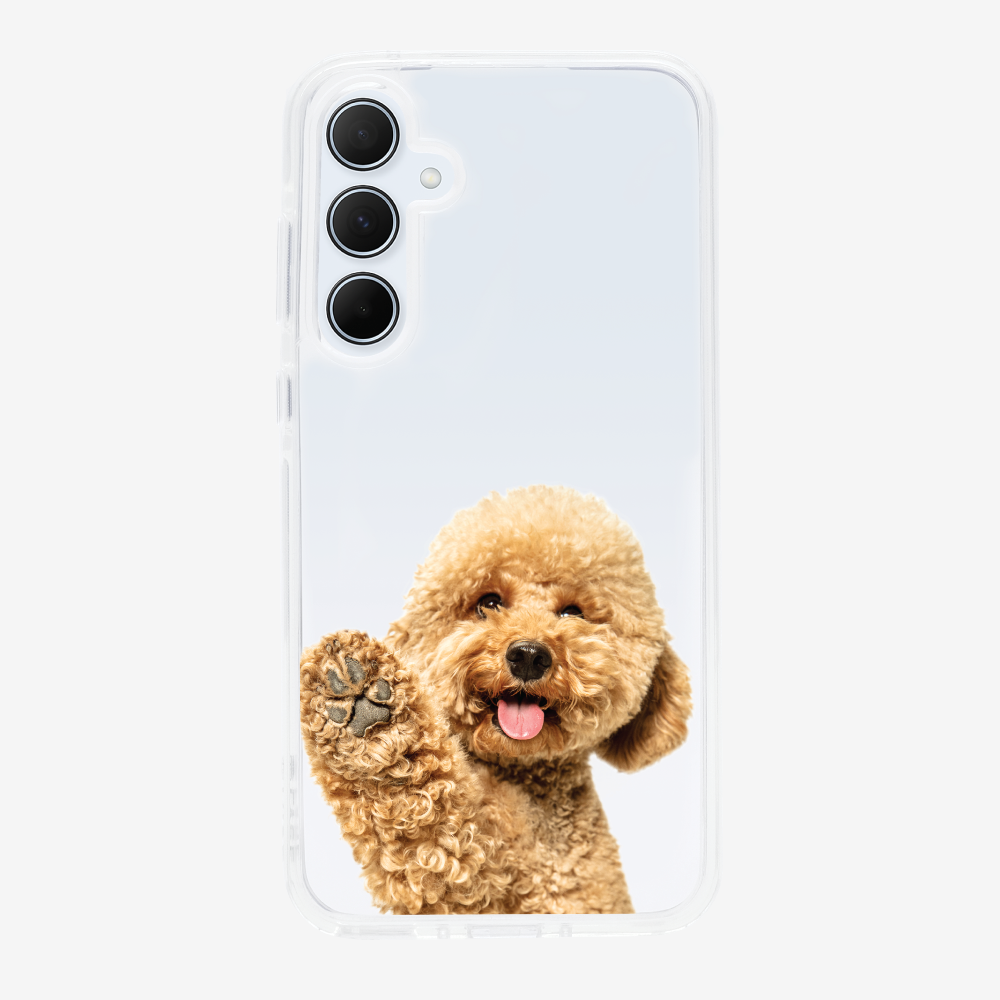 Poodle (Transparent) Phone Case