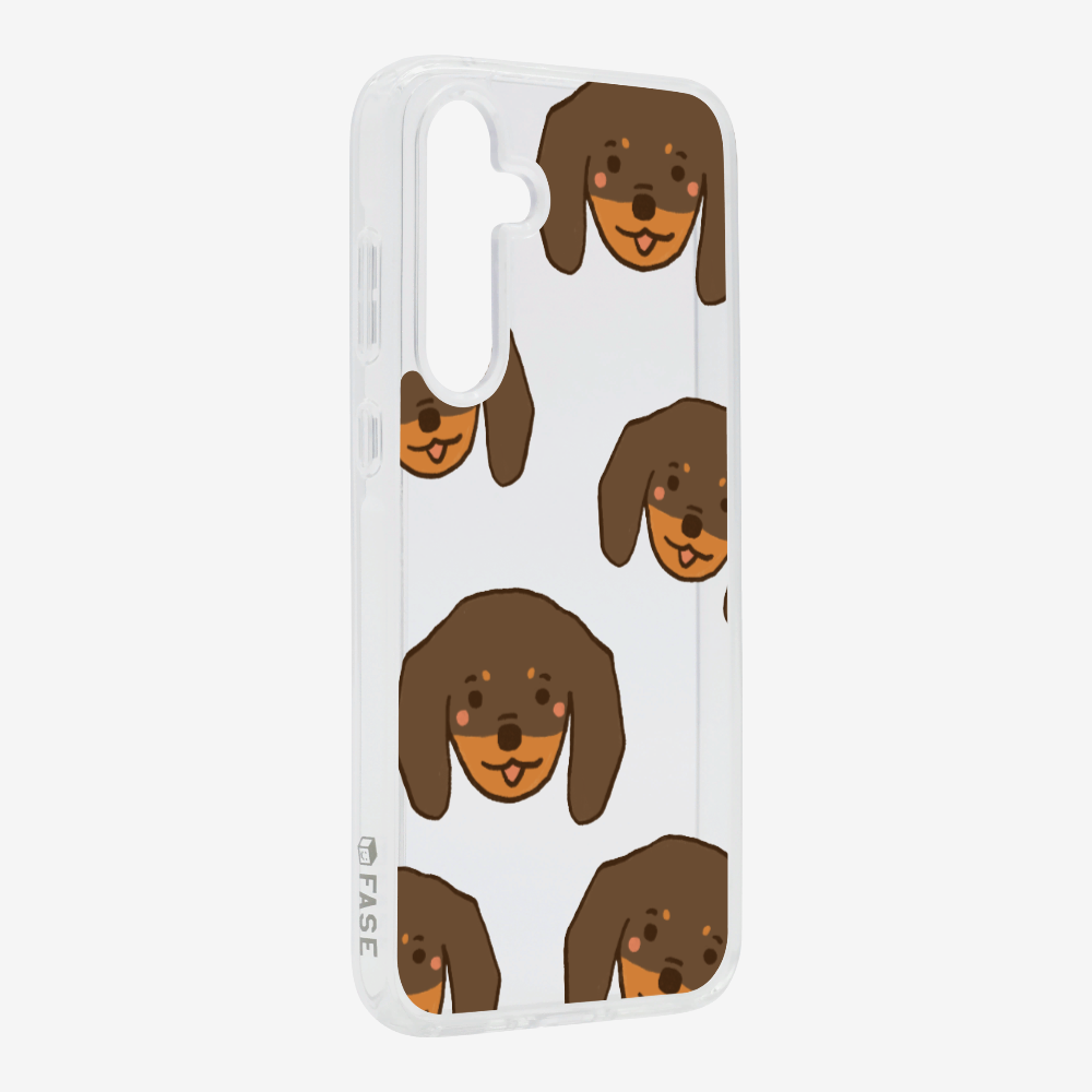 Brown Dachshund Wonderland Phone Case