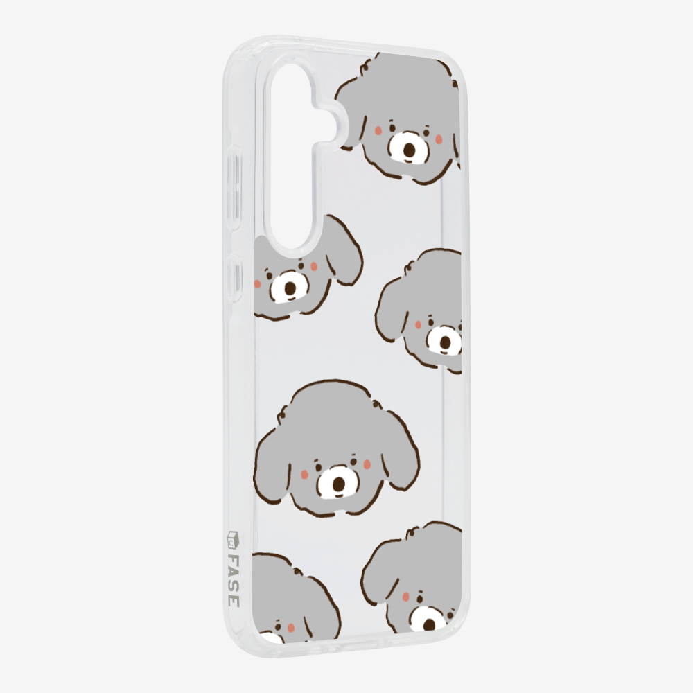 Grey Poodle Wonderland Phone Case