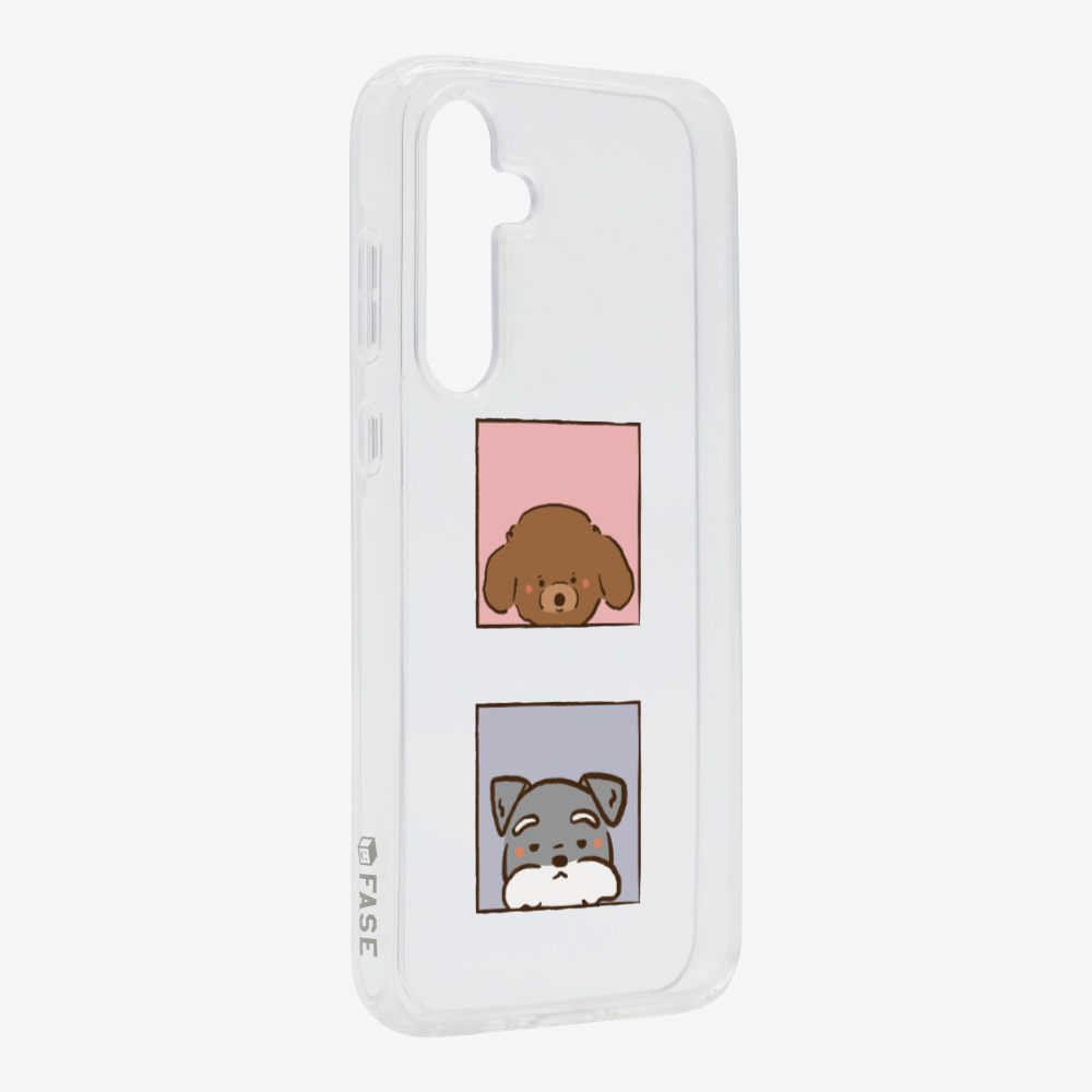 Poodle and Schnauzer Phone Case