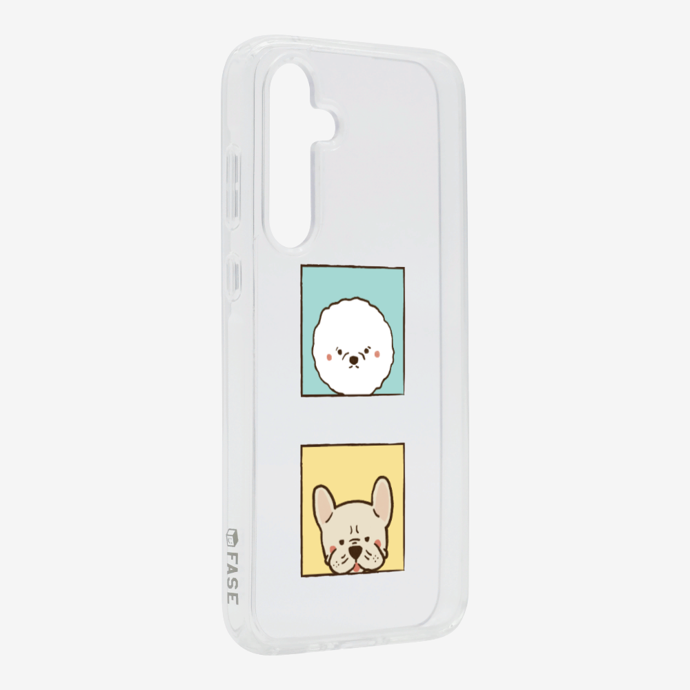 Bichon and Bulldog Phone Case