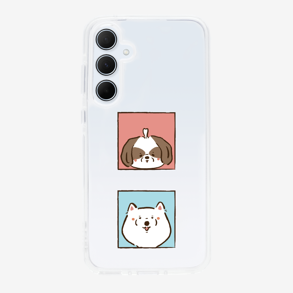 Apso and Samoyed Phone Case