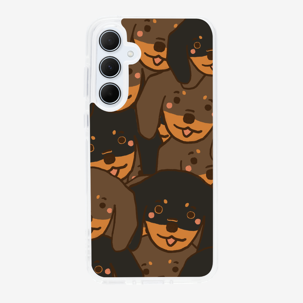 Crowded Dachshund Phone Case