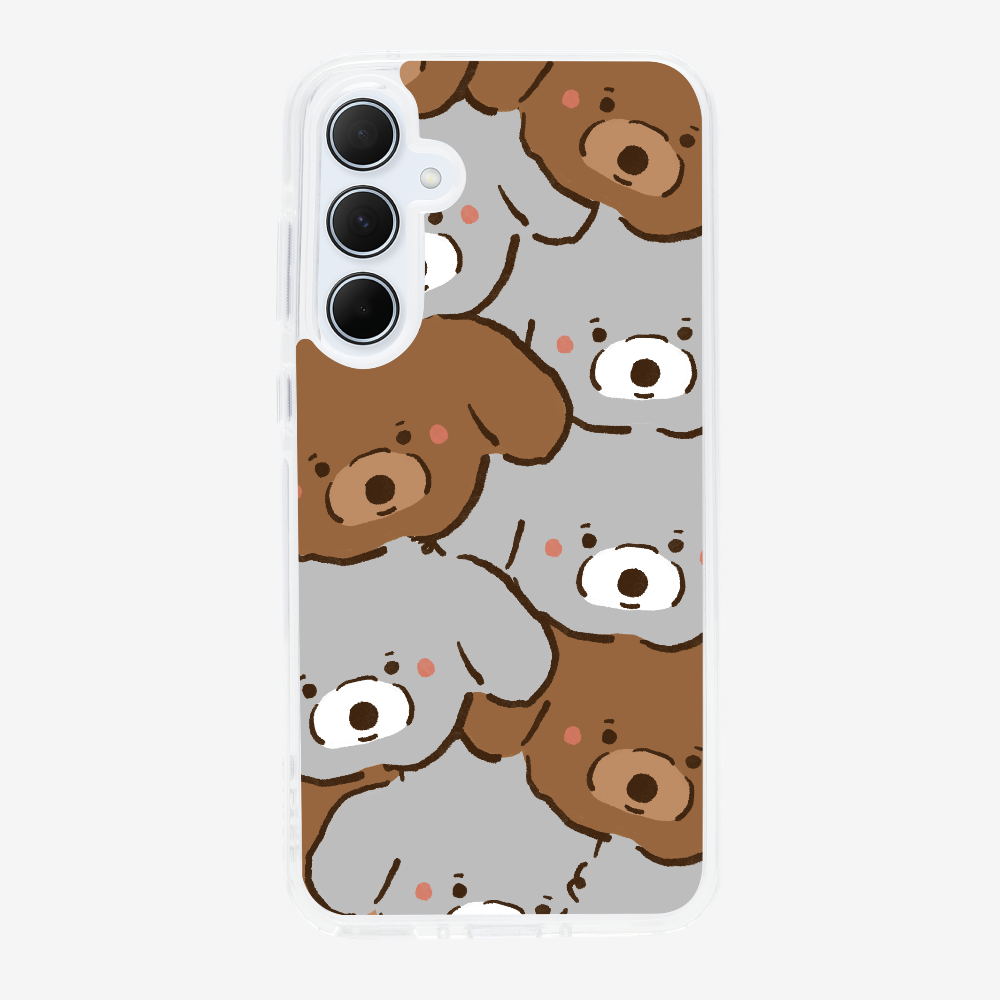 Crowded Poodle Phone Case