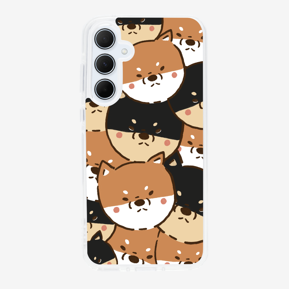 Crowded Shiba Inu Phone Case