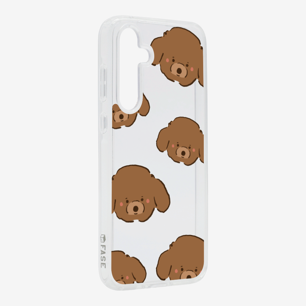 Brown Poodle Wonderland Phone Case