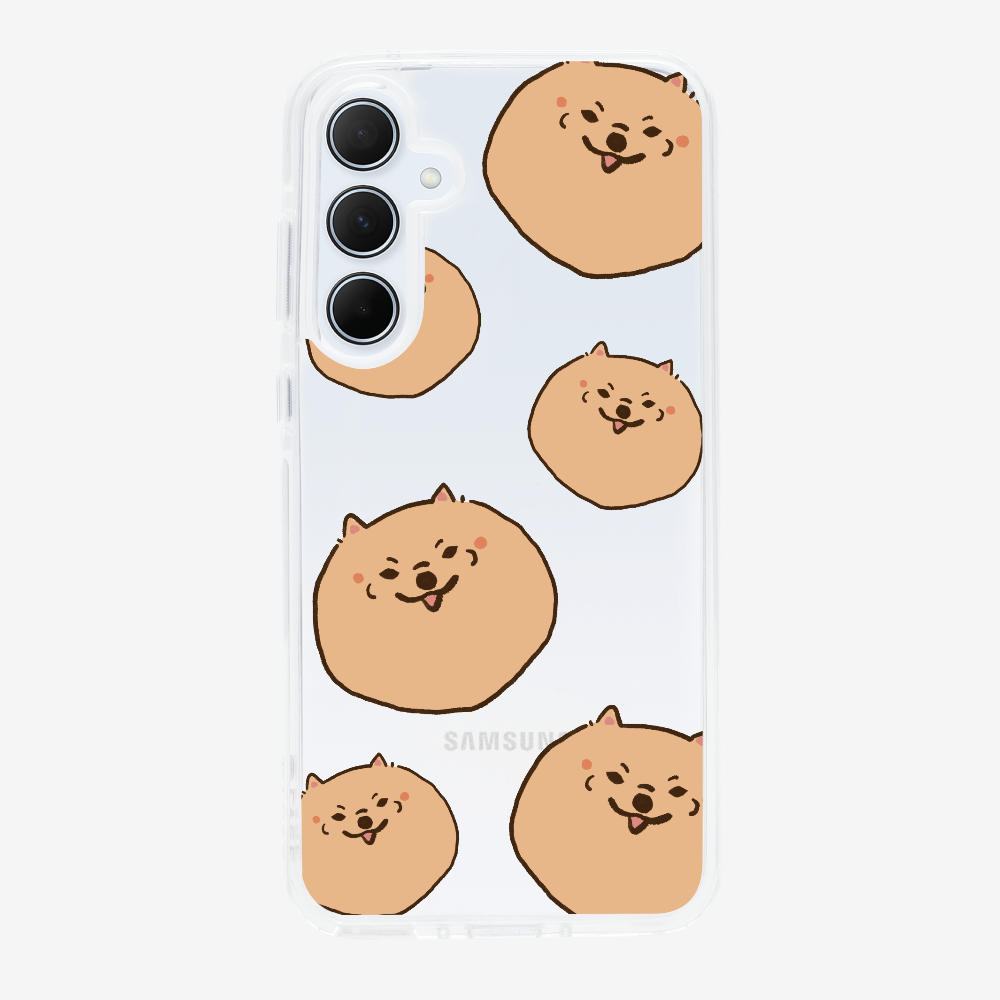 Brown Pomeranian Wonderland Phone Case