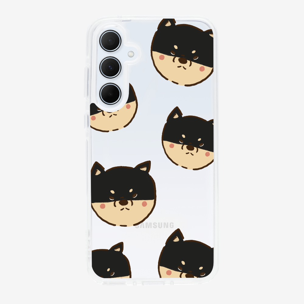 Black Shiba Wonderland Phone Case