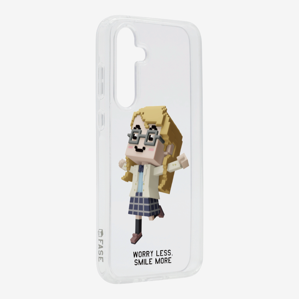 Worry Less, Smile More Phone Case