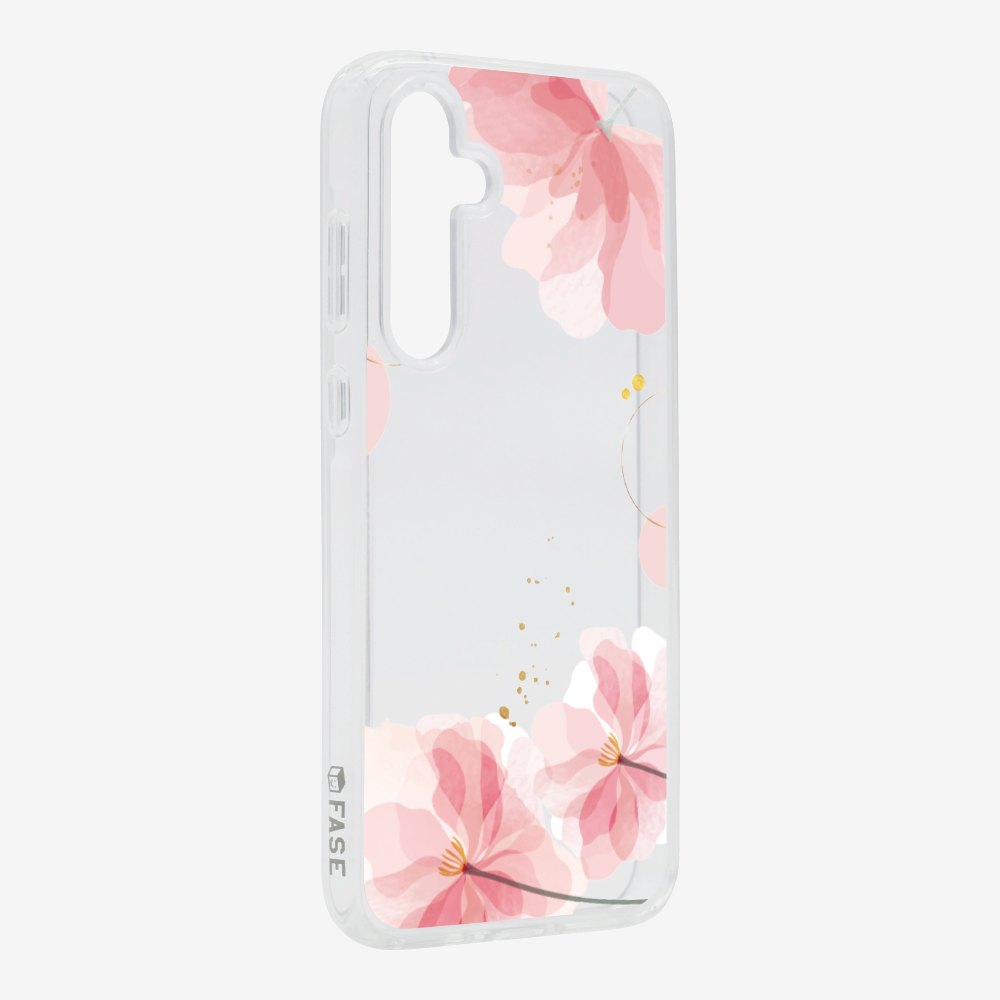 Pink Spring Floral (Transparent) Phone Case