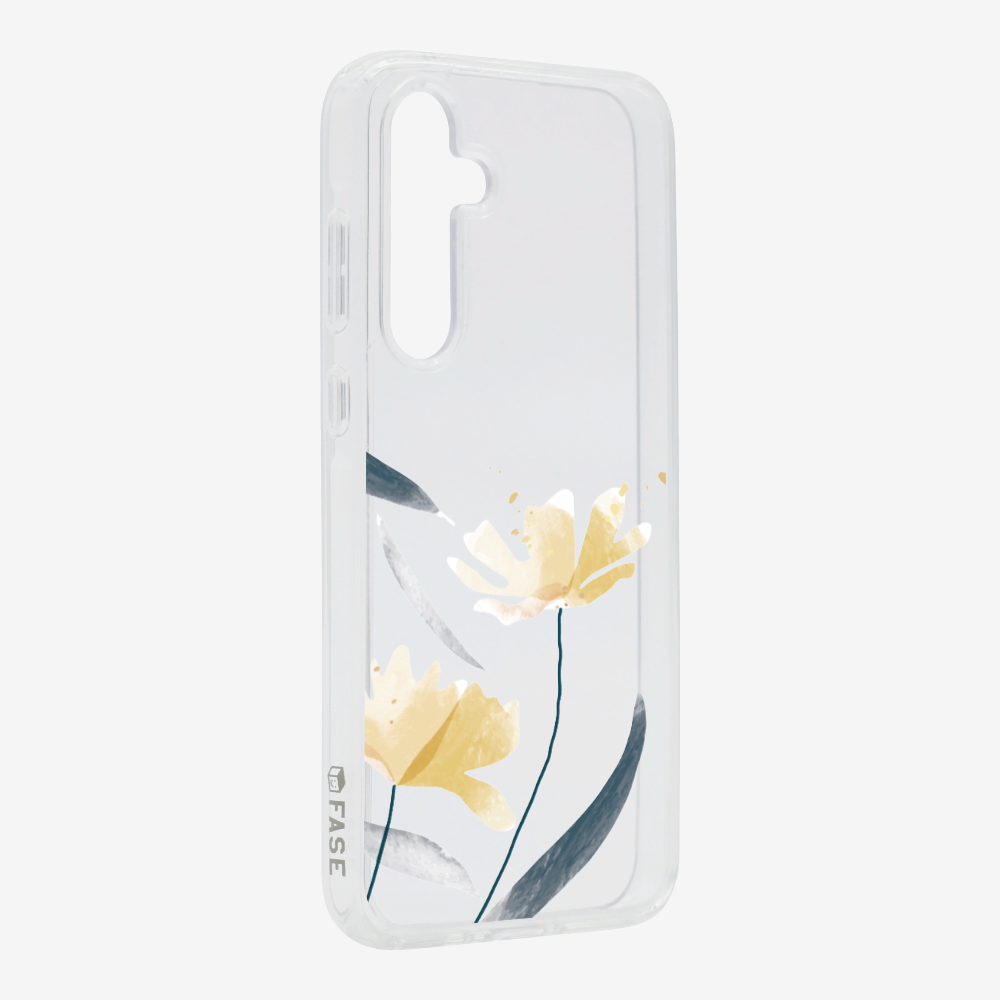 Golden Spring Floral (Transparent) Phone Case