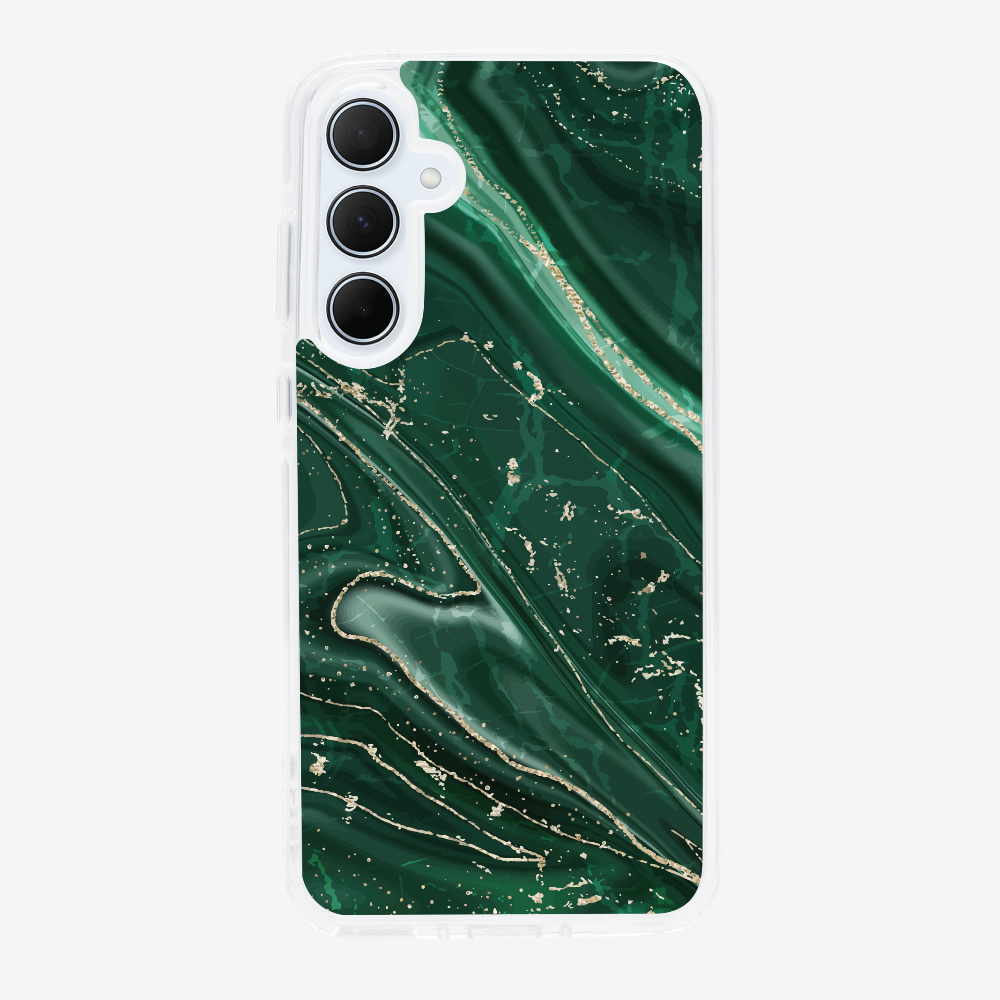 Dark Green Marble Phone Case