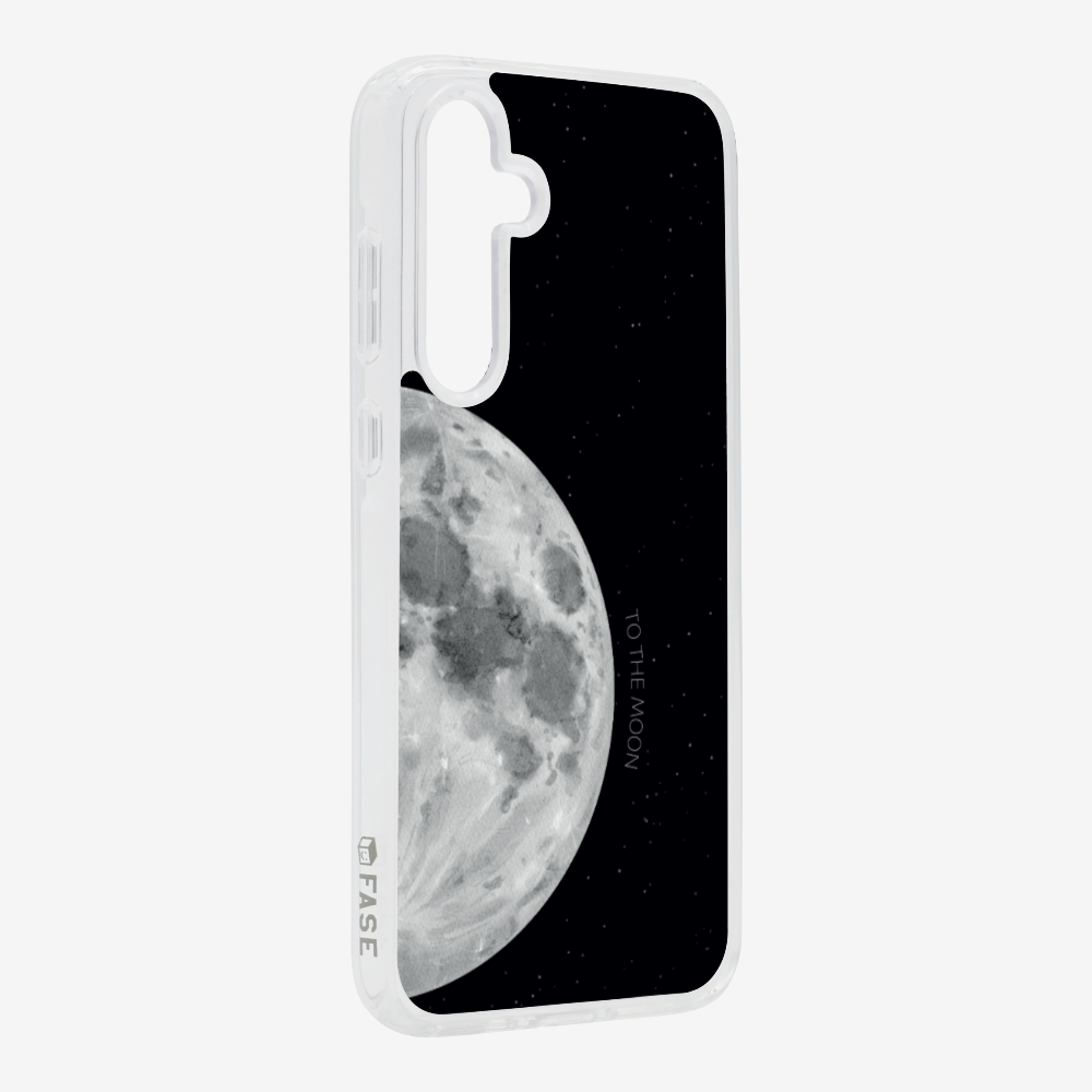 To The Moon (First Quarter) Phone Case