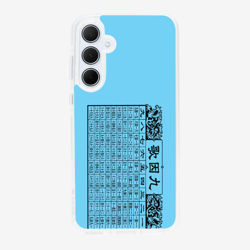 Multiplication Table Phone Case