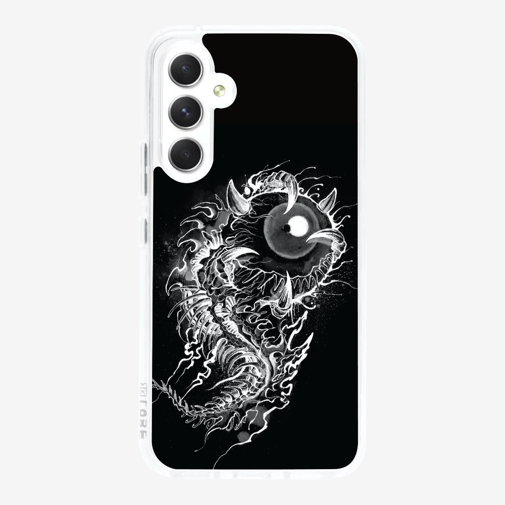 Fish Monster (Black) Phone Case