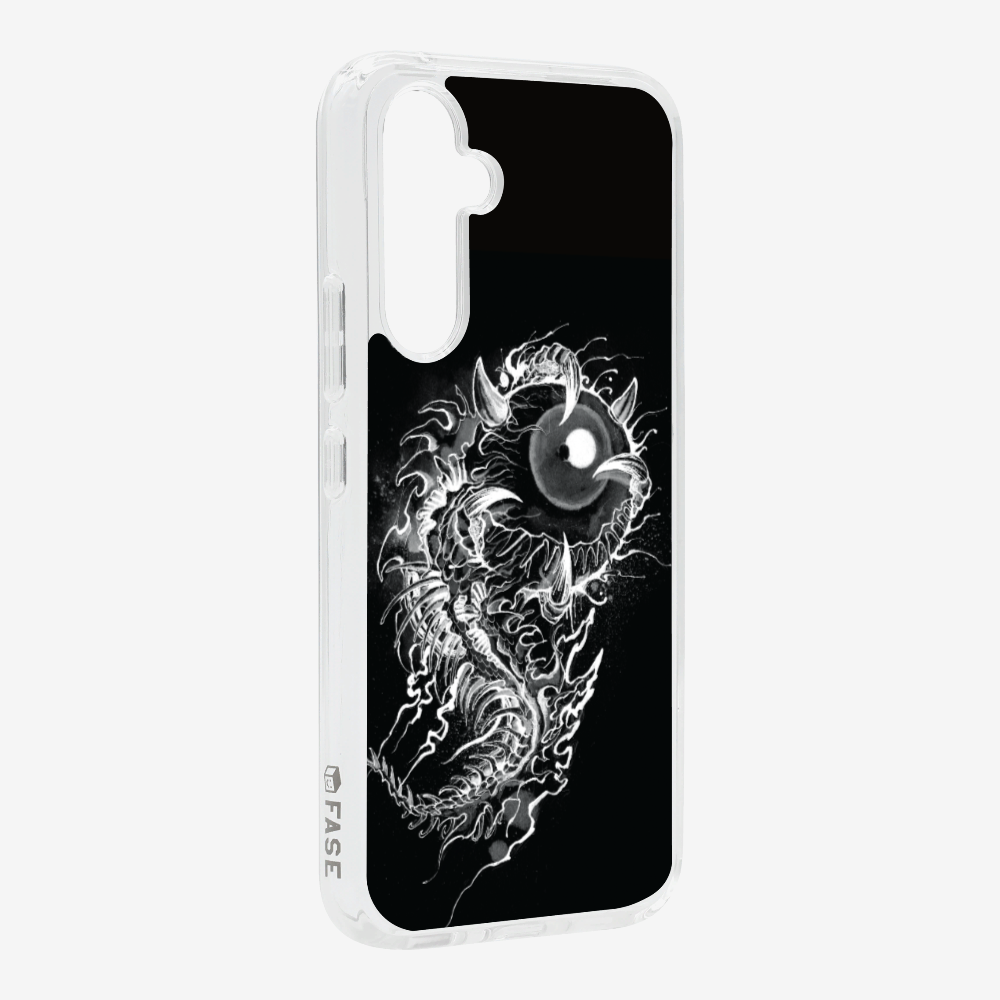 Fish Monster (Black) Phone Case