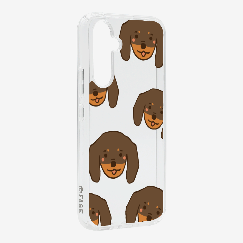 Brown Dachshund Wonderland Phone Case