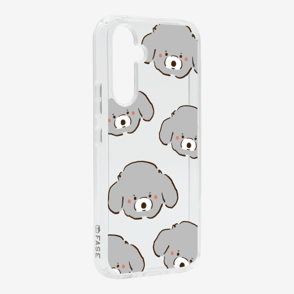 Grey Poodle Wonderland Phone Case