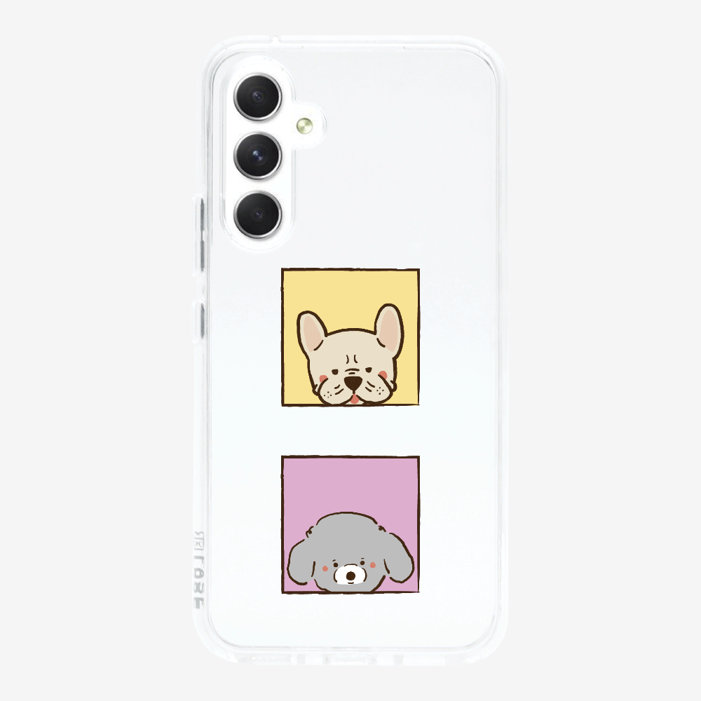 Bulldog and Poodle Phone Case