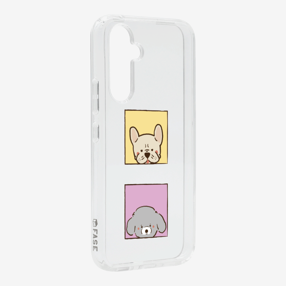 Bulldog and Poodle Phone Case