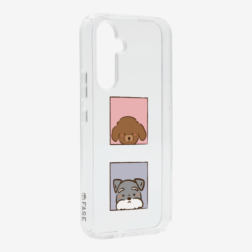 Poodle and Schnauzer Phone Case